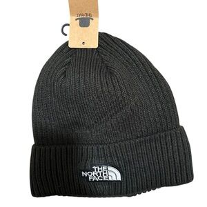 The North Face chocolate brown  Knit Beanie new with tags